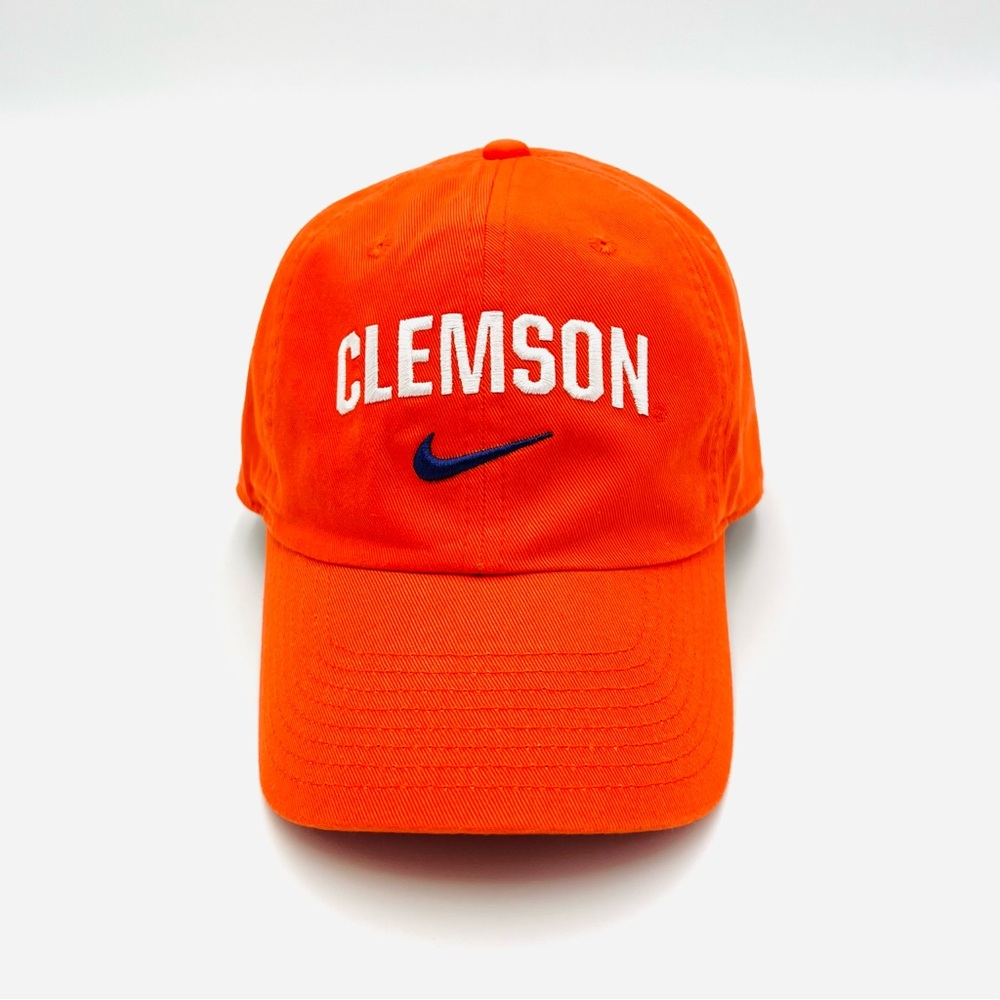 Clemson Nike Heritage86 Clemson Over Swoosh Cap with Adjustable Strap